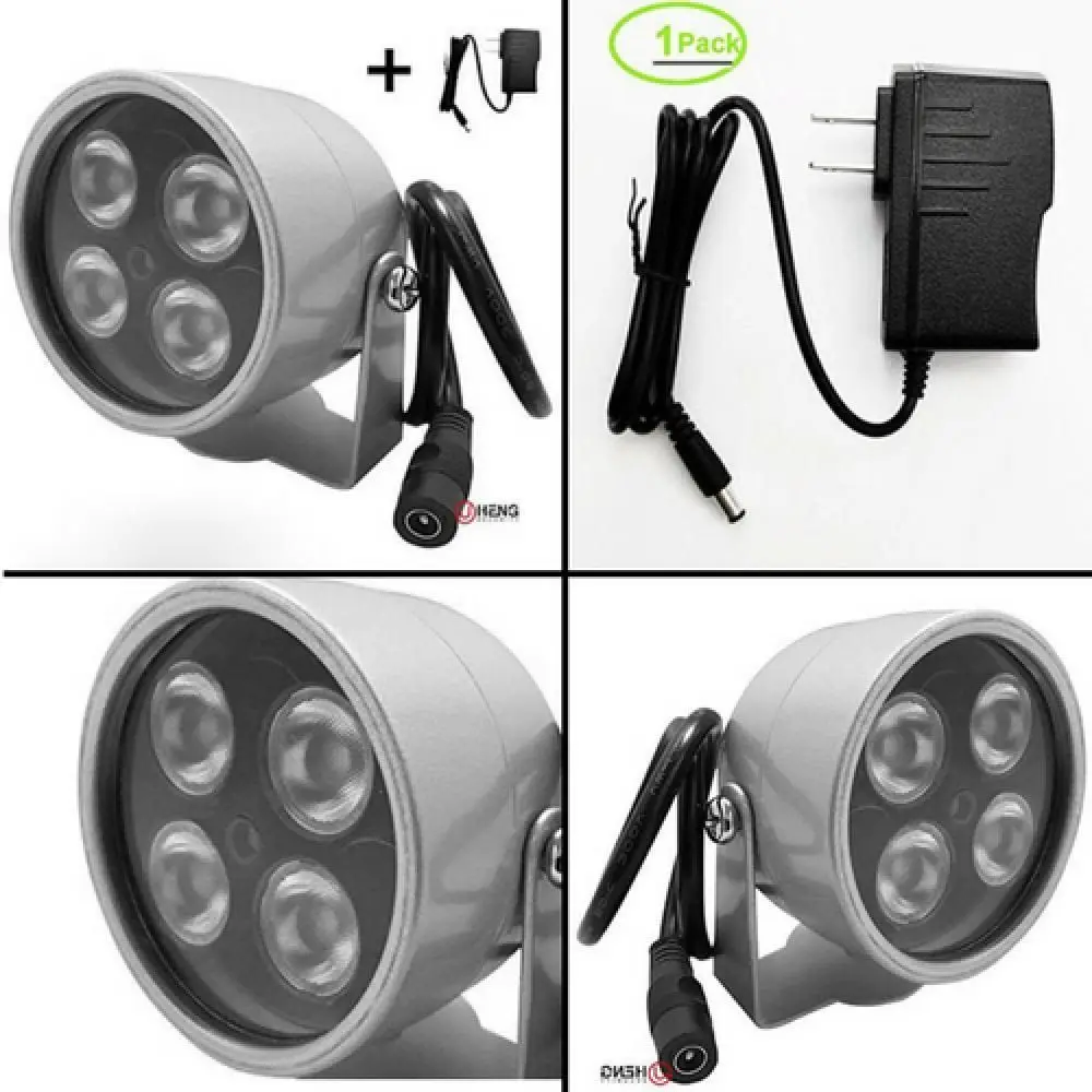 High Power LED IR Array Illuminator Lamp Wide Angle for Night Vision 4 array | Безопасность и защита