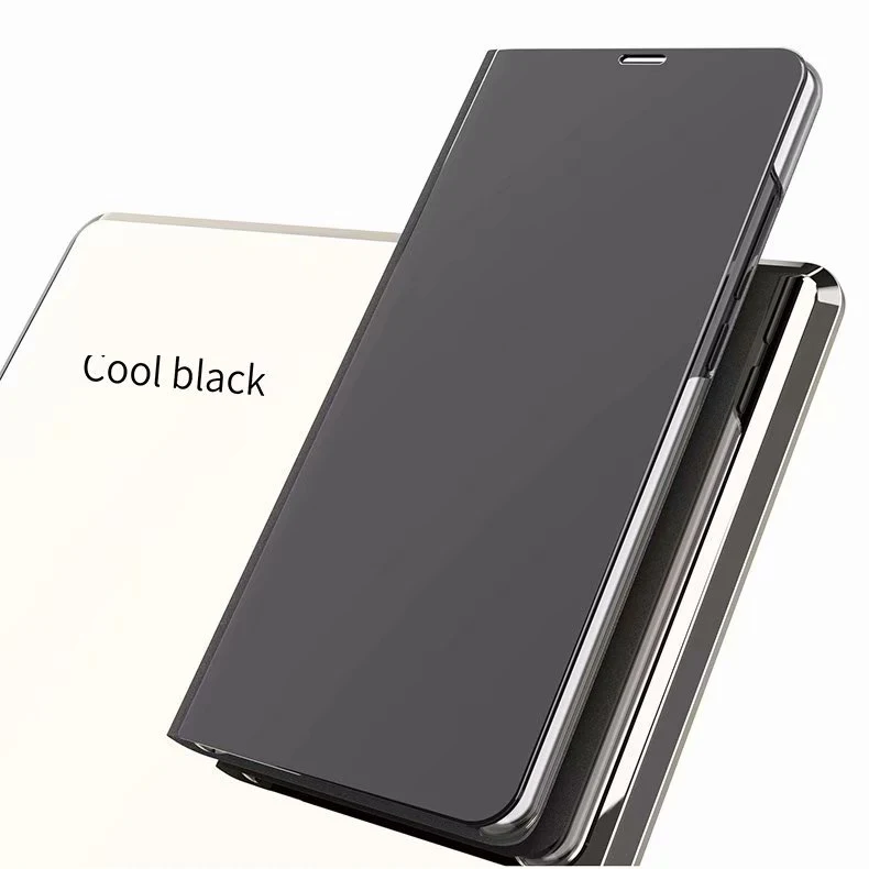 Чехол для Xiaomi Redmi Note 5 Pro чехол note pro Global умный флип с окошком и зеркальным покрытием
