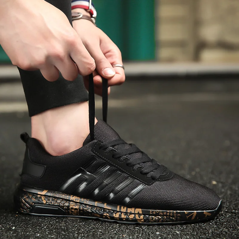 Роскошные Мужские Обувь Повседневная Тренер черный baskete homme марка toute tenis masculino