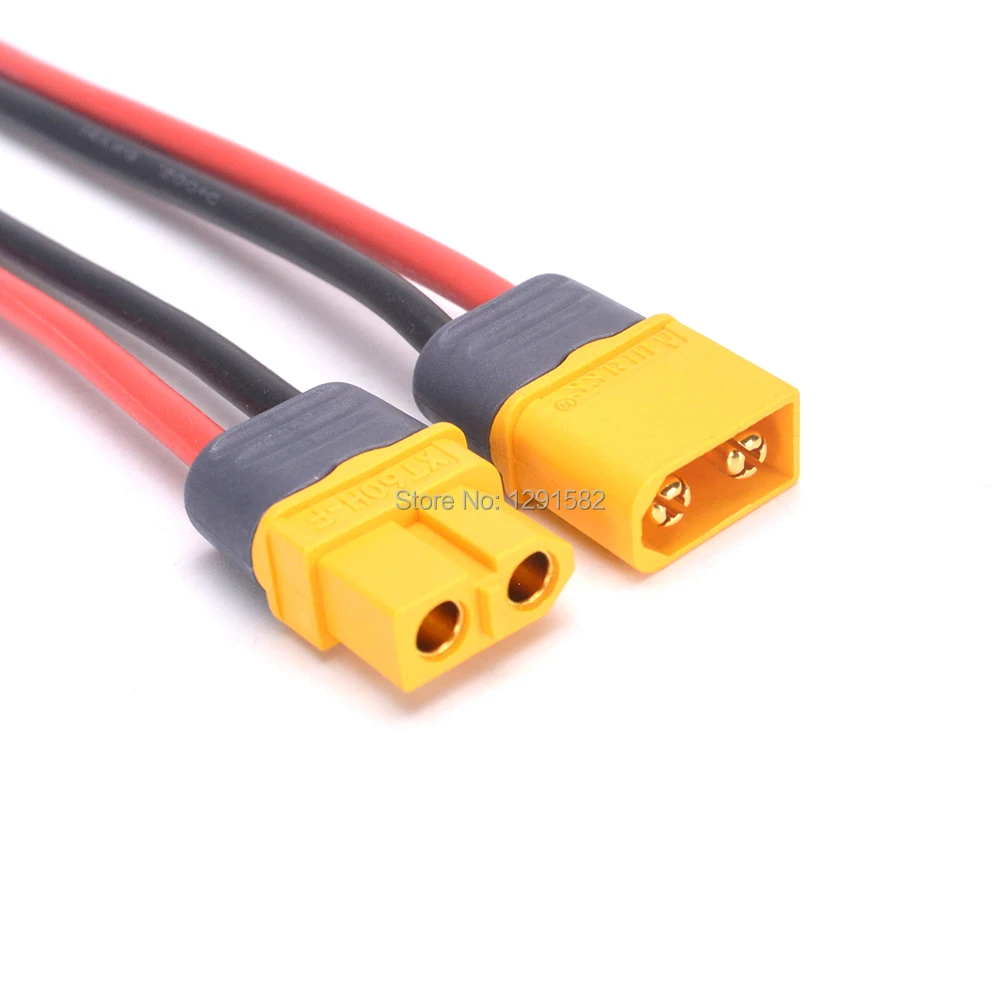 Amass XT60 + разъем 14AWG 10 см кабель питания провод для баланса зарядное устройство