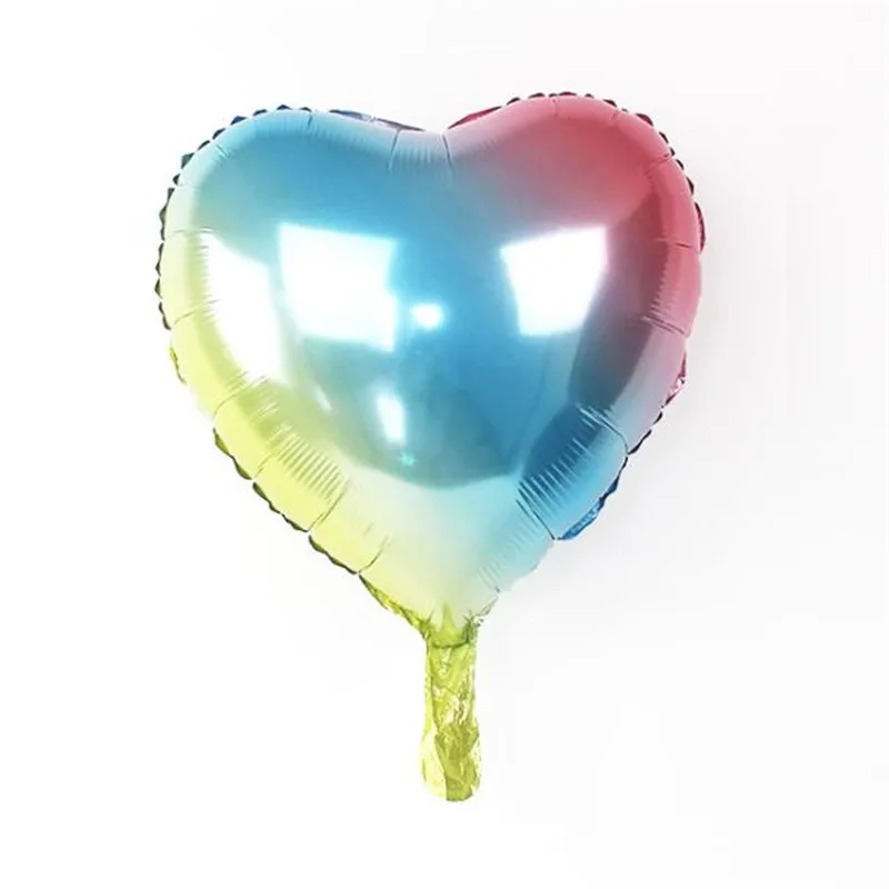 Просто сделать это сердце радуга 3D фольги Воздушные шары День рождения вечерние