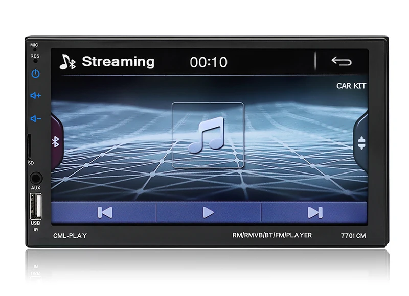 Автомагнитола Bluetooth " сенсорный экран BT Hands-free AUX USB FM Авто Аудио рулевое колесо управление MP5 плеер авторадио 2 Din