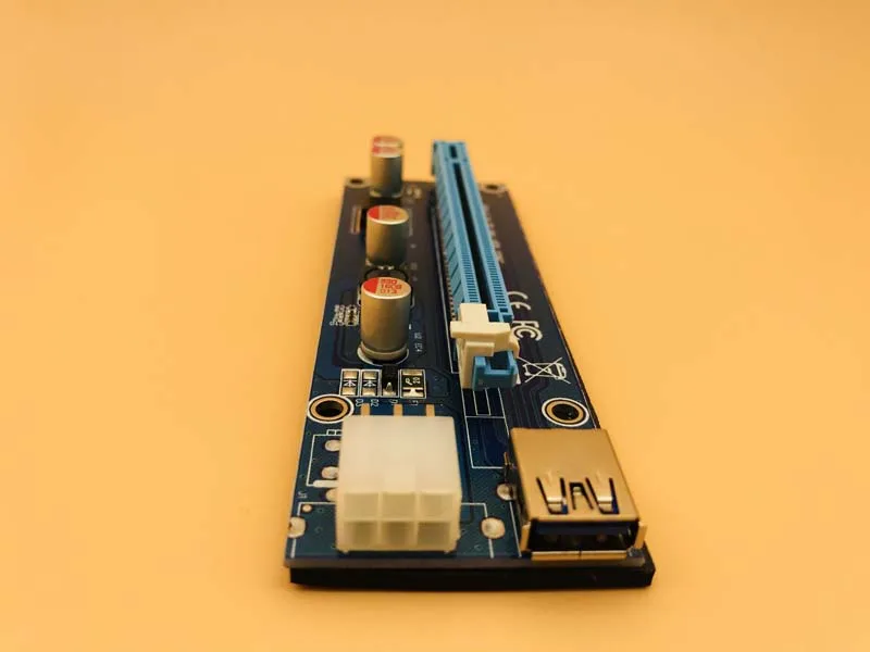 100 шт. VER 006C 60 см USB 3 0 кабель PCI-E Riser Card SATA на 6PIN Power для bitcon miner ETH Mining Быстрая