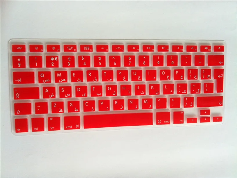 Наклейка на арабскую клавиатуру для Macbook Air Pro Retina 13 15 силиконовая защитная пленка