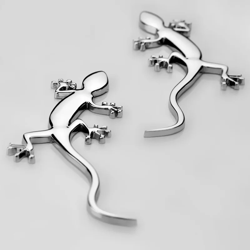 Gecko Ящерица Quattero 3D Металл Ho Авто Мотоциклов Логотип Эмблема Значок Стайлинга