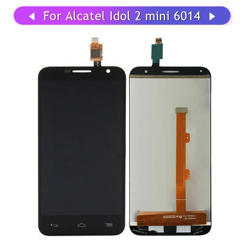 5 шт. ЖК дисплей в сборе для Alcatel One Touch Idol 2 Mini L 6014 6016 OT6016|Экраны мобильных телефонов|