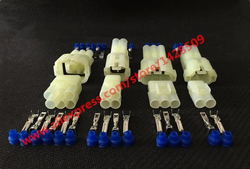 40 комплектов 2/3/4/6 Pin Sumitomo серии HM и MT (разъем 090) электрический провод соединитель с