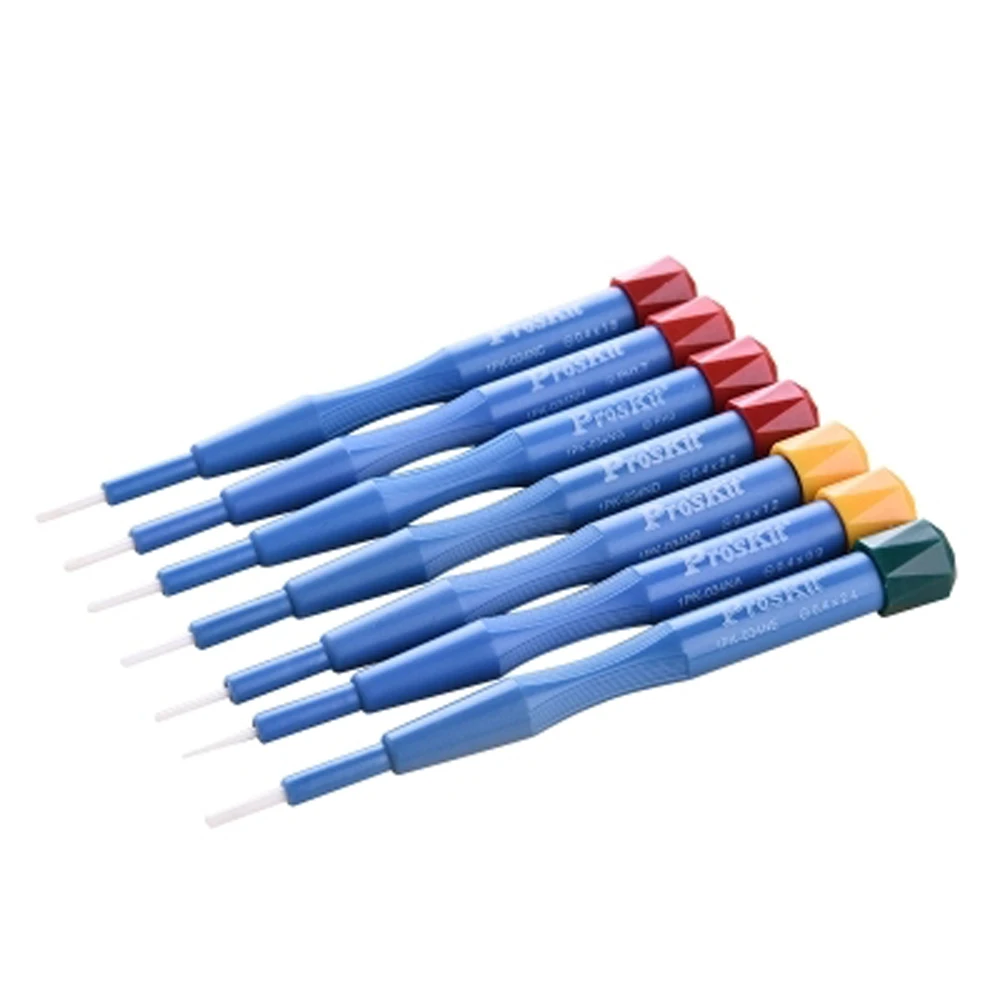 Pro'sKit 1PK-034 серия прецизионная Изолированная керамическая отвертка электрик ручные инструменты немагнит Антистатическая Регулировка отвертка