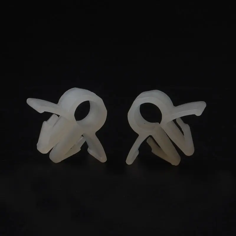 

BBQ@FUKA 50 x Wire Cable Loom Routing Harness Nylon 6mm 1/4" Car Clip 90654SA4003 Fit For Honda