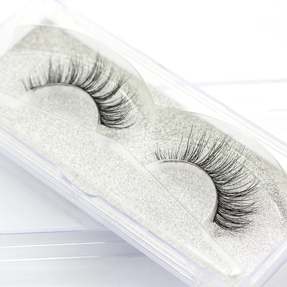 Genailish норковые ресницы 3D накладные настоящие ручной работы Ресницы натуральные