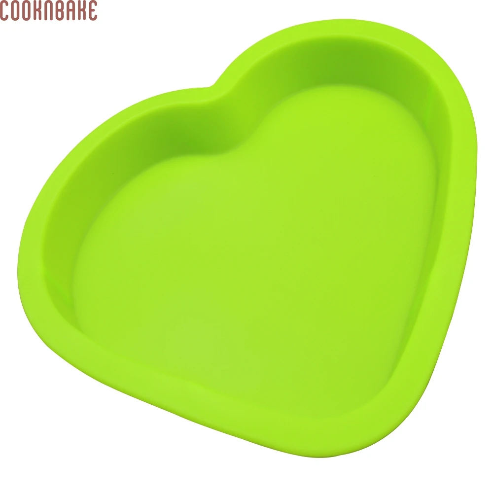 COOKNBAKE DIY Форма для выпечки пиццы в форме сердца Милая любимая большая силиконовая