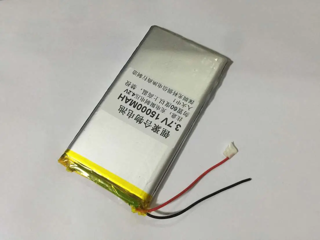 3,7 V литий-полимерный аккумулятор 8569126 15000 MAH 8,5X69X126mm