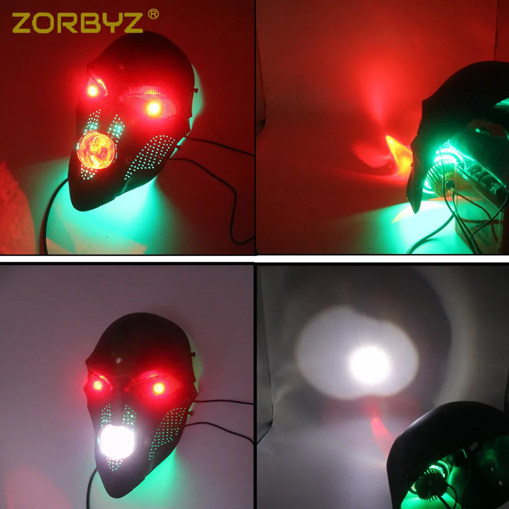 Головной фонарь ZORBYZ с черепом для мотоцикла медный светодиодный головной