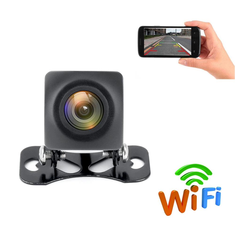 Беспроводная Автомобильная камера заднего вида Wi-Fi Dash Cam звездное ночное видение