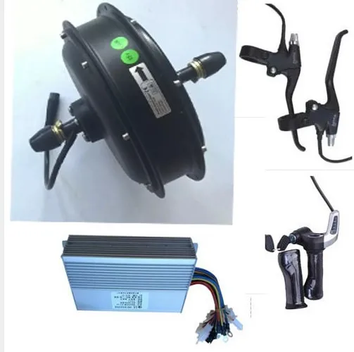 500 Вт 48В мотор ступицы заднего колеса комплект электродвигателя велосипеда