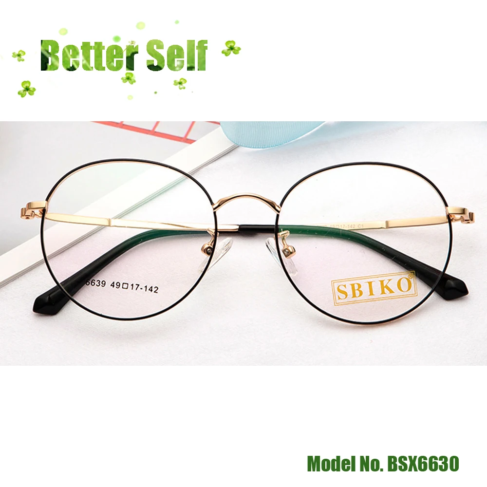 Винтажные очки с широкими полями мужские металлические круглые оправы для очков