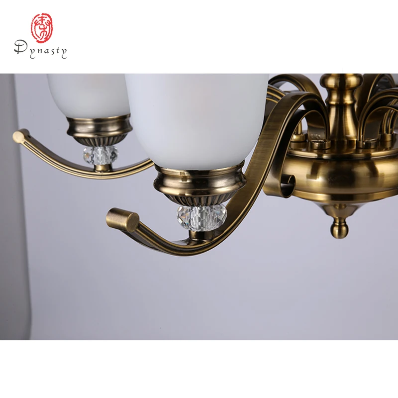 Роскошная люстра в стиле династии медные декоративные подвесные светильники