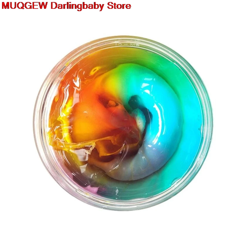 Красивые Цвет смешивания облако слизь Squishy Ароматические Игрушки антистресс