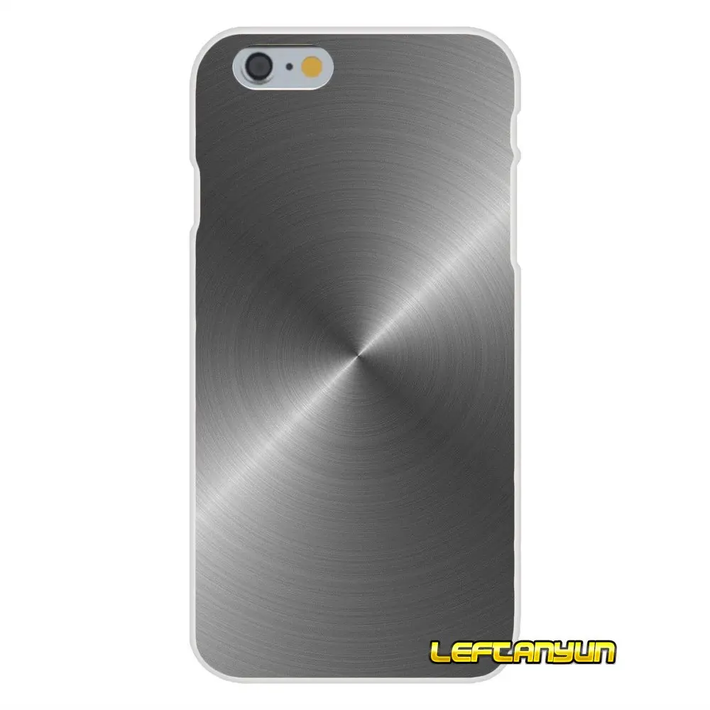 Accessories Phone Cases Covers For iPhone X 4 4S 5 5S 5C SE 6 6S 7 8 Plus Brushed Metal Textures | Мобильные телефоны и