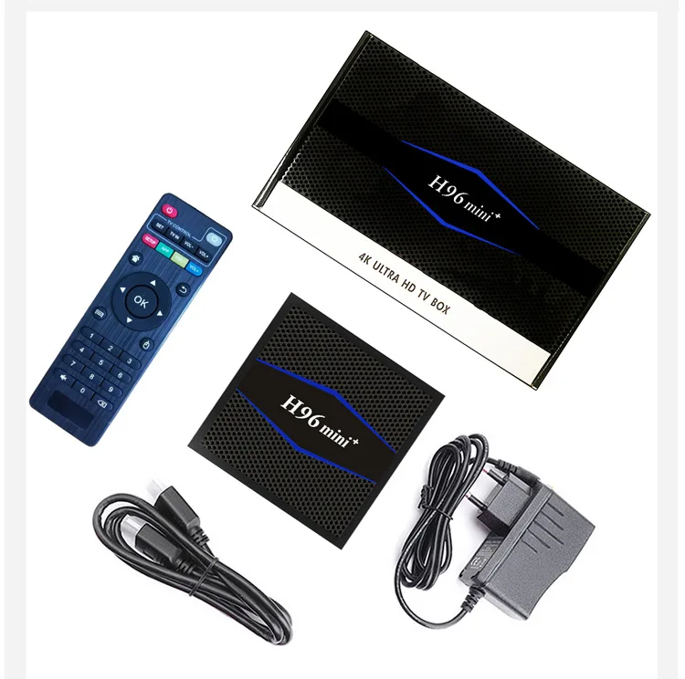 H96 Мини Android 7 1 ТВ-приемник с WiFi S905W smart tv box android 2 Гб ram четырехъядерный