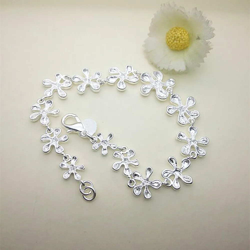 Браслеты для женщин серебряный браслет 925 покрытый bijoux en argent pas cher|bracelets for|bracelets for