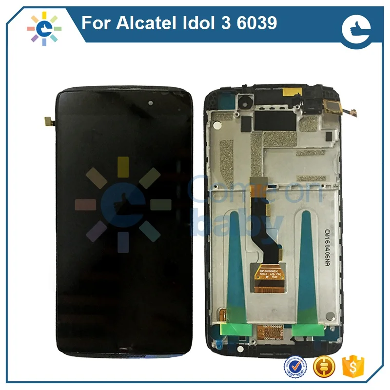 Оригинальный ЖК-дисплей с дигитайзером сенсорного экрана для Alcatel One Touch Idol 3 OT6039