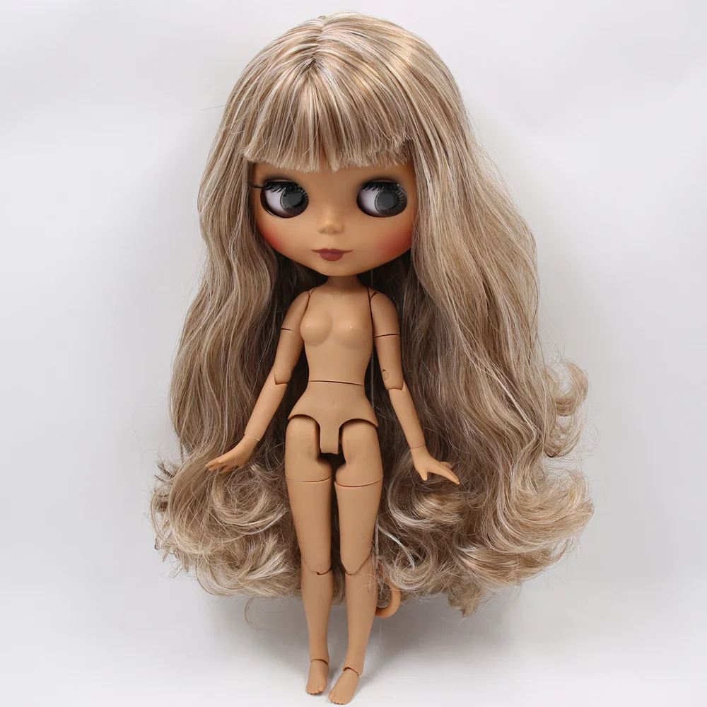 Кукла ICY DBS Blyth No.BL340/9158 коричневый смешанный серый волосы для суставов 1/6 bjd ob24