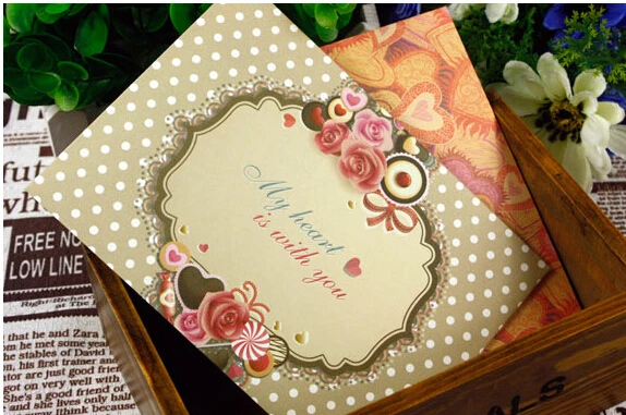 5 шт./лот $2 США за один заказ $16 новые винтажные Конверты в западном стиле для