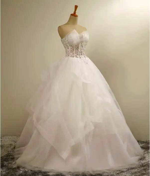 BANVASAC новые элегантные свадебные платья без бретелек с вышивкой атласные