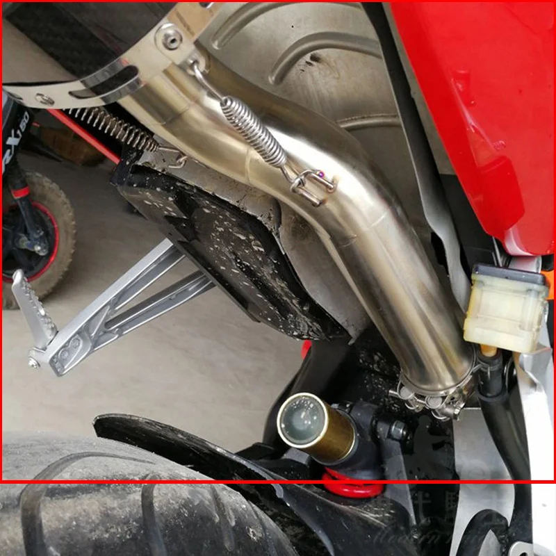 Полная выхлопная система для 2003- Honda CBR600RR выхлопная труба для мотоцикла выхлопная труба без шнуровки 51 мм задний выход без дБ убийца