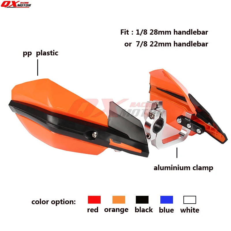 

Защита для рук на руль мотоцикла, подходит для CRF YZF RMZ YZ KX KLX SXF EXC XCW, мотокросса, квадроцикла, внедорожника, супермотора