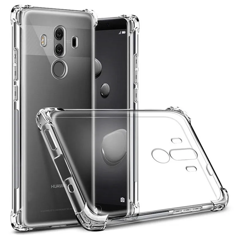 Противоударные Чехлы противоударный чехол для huawei Коврики 20 Pro P20 Lite 20X Мягкий