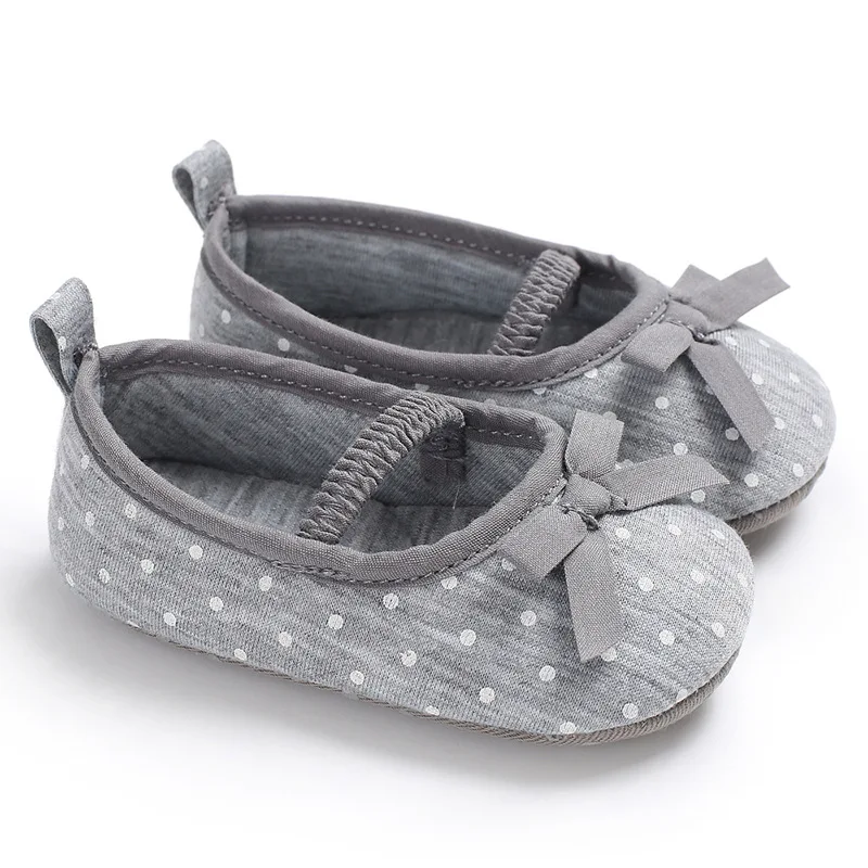 0-18 Months Cute Dot Toddler Newborn infant Girl princess Bowknot Strappy Baby Shoes Kid Crib First Walkers Moccasins |