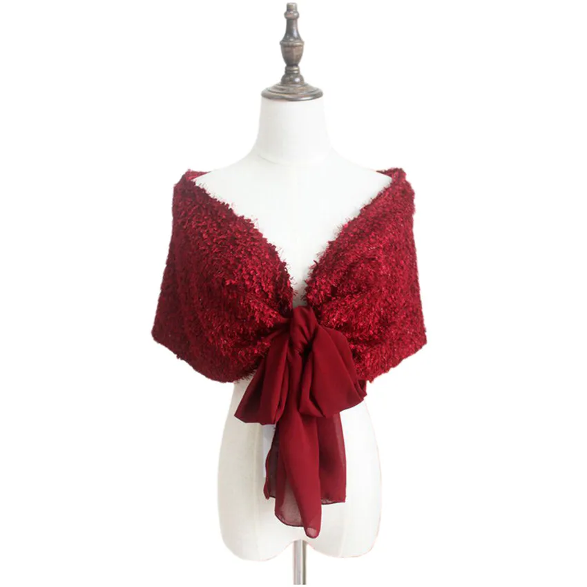 Женская кружевная накидка болеро свадебные аксессуары длинные белые накидки