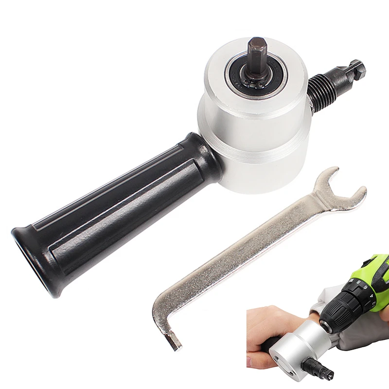 

Double Head Metal Cutting Tool Sheet Metal Nibbler Cutter Drill Attachment For Electric Drill Cutting Power Tool Accessories