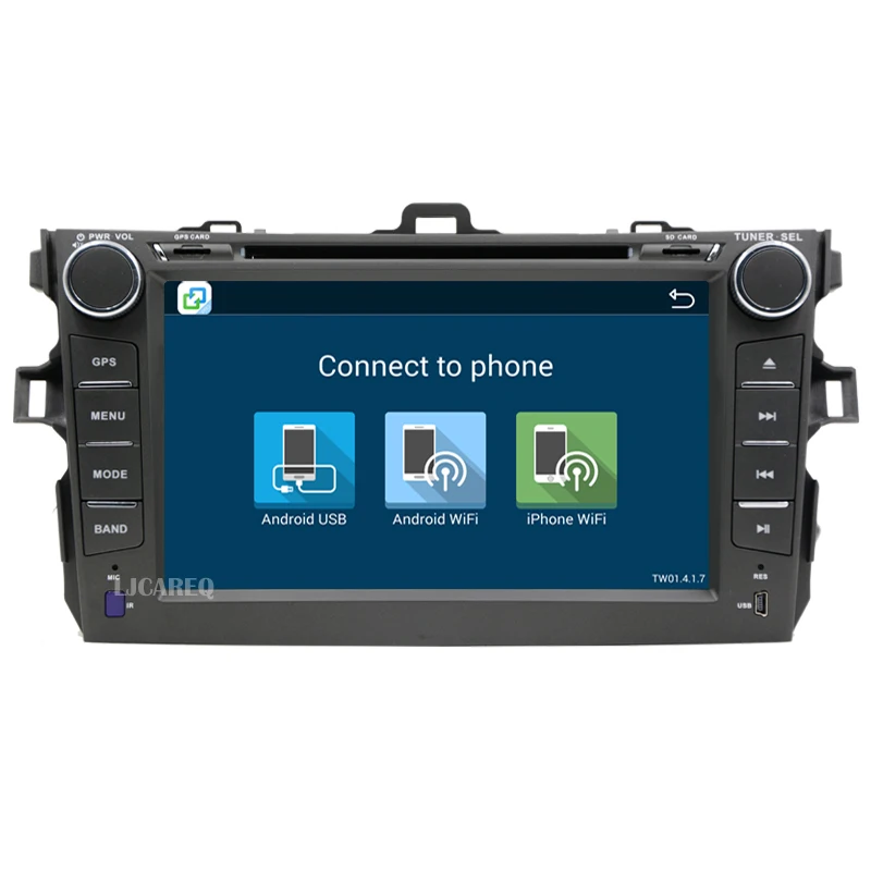 8 &quotAndroid 1 автомобильный DVD плеер GPS навигация для Toyota Corolla 2006 2007 2008 2009 2010 2011