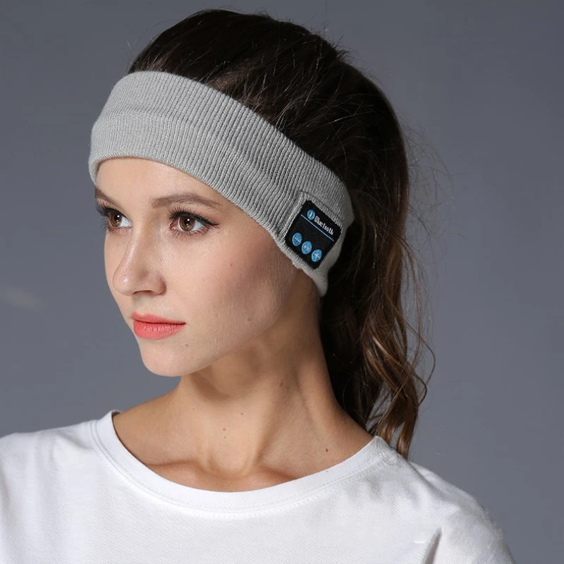Беспроводные Bluetooth наушники SITOOSHE головной убор для сна мягкая теплая спортивная