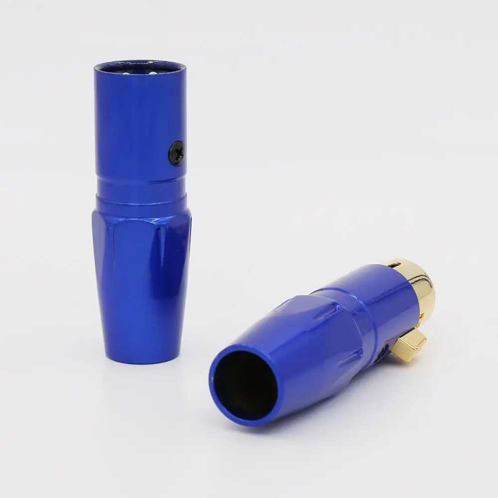 4 шт. Liton Позолоченный XLR аудио разъем для Hi Fi кабель|connectors for cables|connectors xlrconnectors gold |