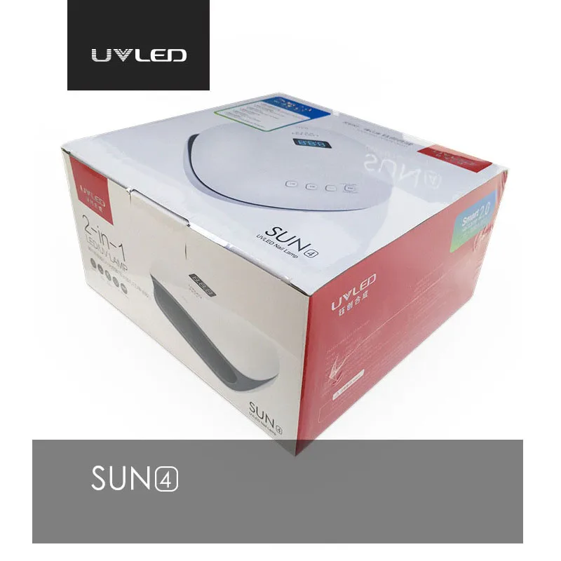SUN4 48 Вт Сенсор UVLED Профессиональный пост лампы для ногтей гель сушилка Sm Книги по