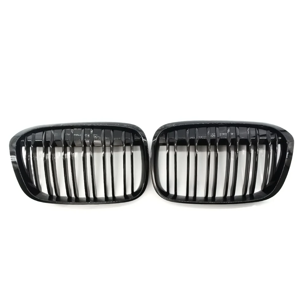 Подробная информация о глянцевый черный M Стиль передний бампер бар почек