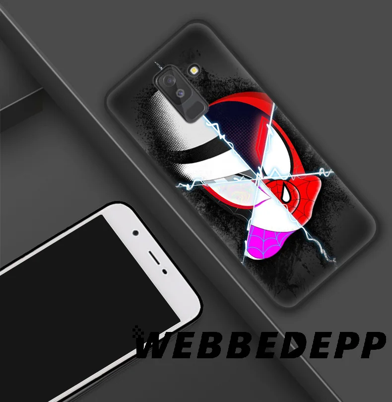 WEBBEDEPP Spider Man Into the Verse Soft TPU Silicone Case for Samsung Galaxy S10 S10e S9 S8 Plus S7 S6 Edge &amp J6 Phone |