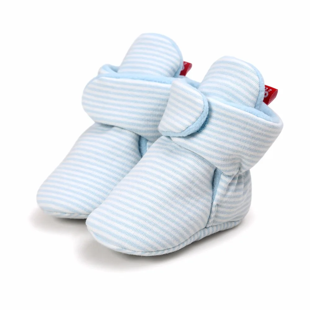 2017 осень зима новорожденных обувь леопардовая теплого хлопка для тех кто только