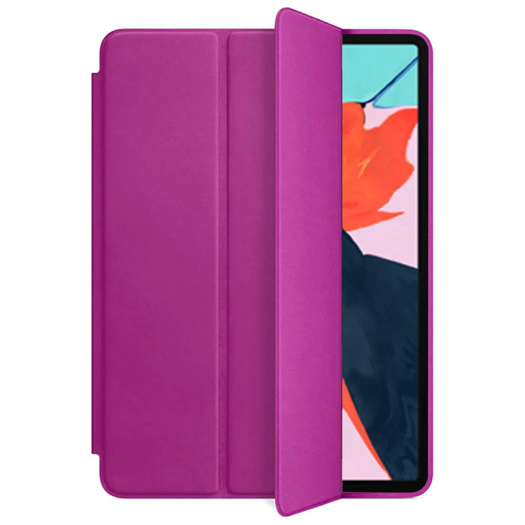 Модный однотонный защитный чехол для iPad Pro дюймов 12,9 дюймов Роскошный Тонкий Стенд кожаный чехол планшетный ПК# ZS - Цвет: Фиолетовый