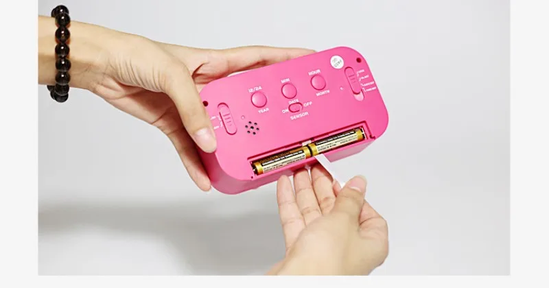 Цифровой будильник, студенческие часы, большой ЖК-дисплей, повтор, электронные офисные часы с подсветкой для детских комнат, офиса, дома