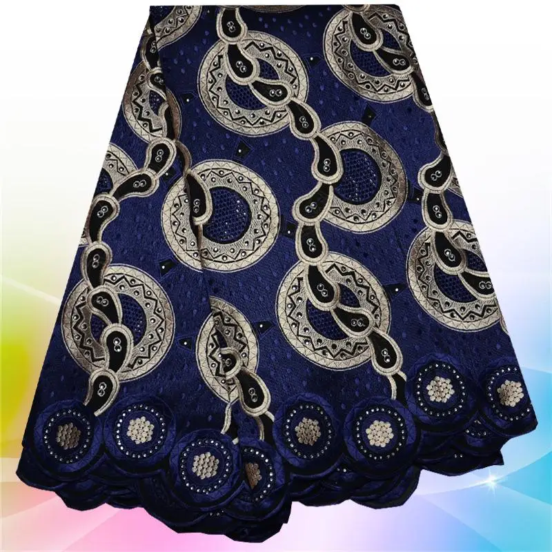 Красивые африканские сухие кружевные ткани для 100% хлопка полированное кружево