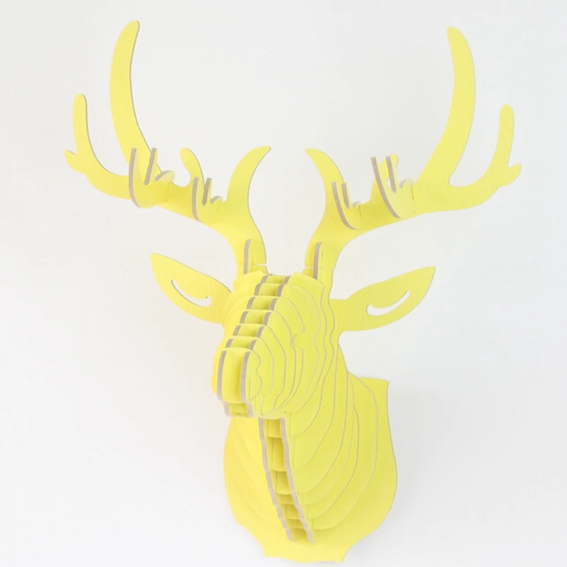 3D головоломка деревянная DIY креативная модель украшения дома животное дикая
