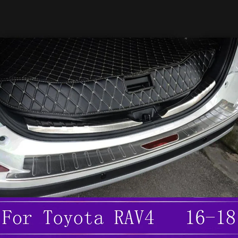 304 нержавеющая сталь задний бампер багажник Защитная Накладка на порог подходит