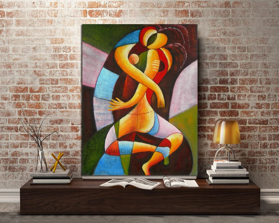 

100% Hand Painted Modern Abstract Nude Portrait Oil Painting on Canvas Wall Artwork Paintings Hang Picture Art for Living Room