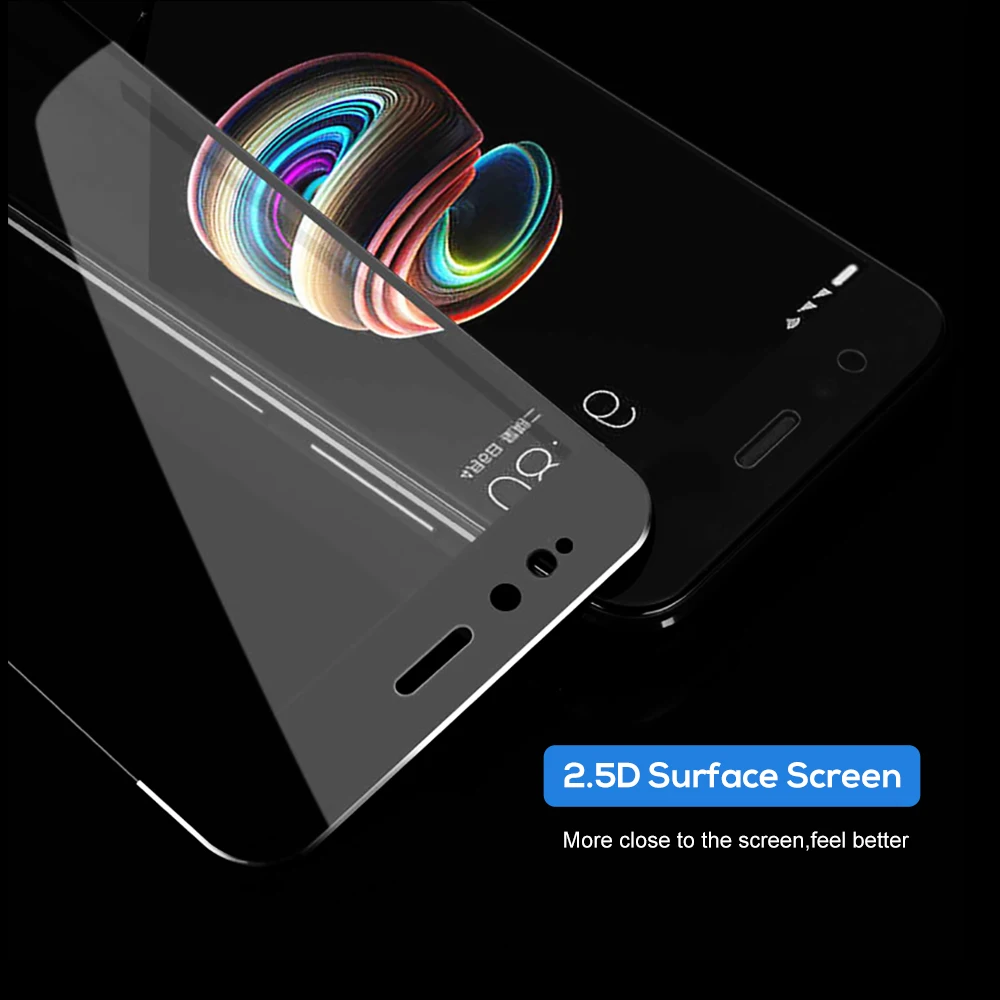 TOPK Полное покрытие экрана протекторы для Xiaomi mi A1 Anti Explosion уровень твердости 9H 2.5D