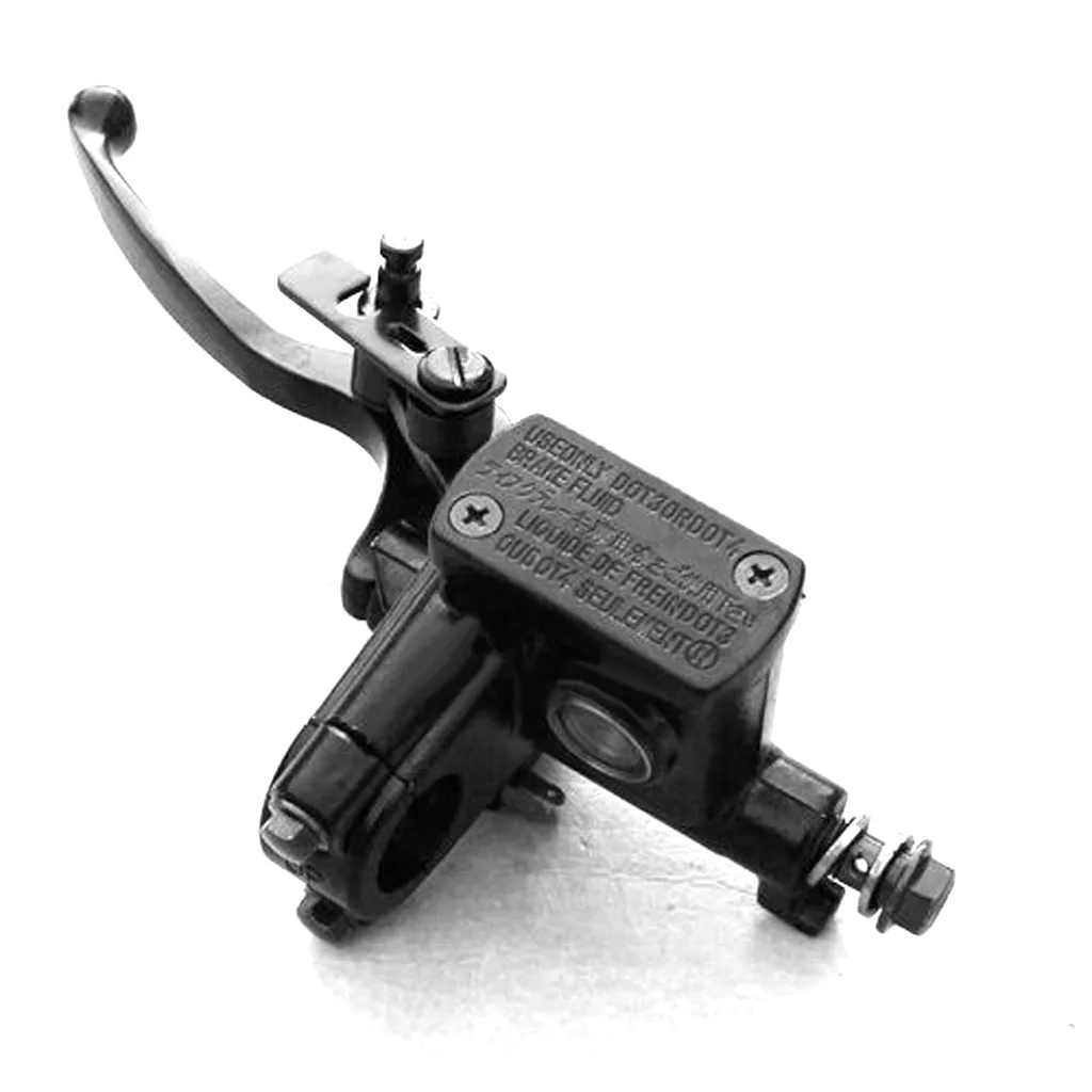 

ATV Quad Bike Hydraulic Brake Master Cylinder Lever Left Hand Four Strokes for 50cc 70cc 110cc 125cc ATV Dirt Pit Bikes